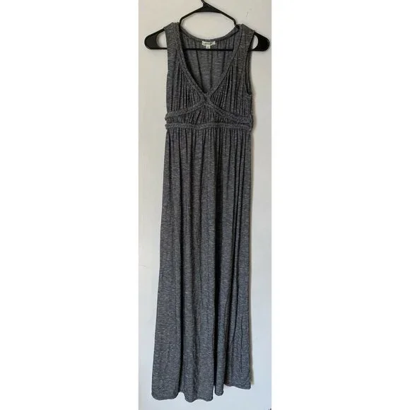 chinese dress ladies Max studio grey lace maxi dress – lakethelabel main image 0